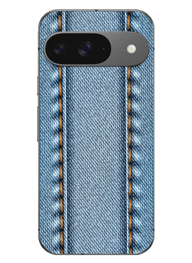 الصيد العين غطاء حماية مطبوع لهاتف Google Pixel 9 - جينز أزرق - Image 1