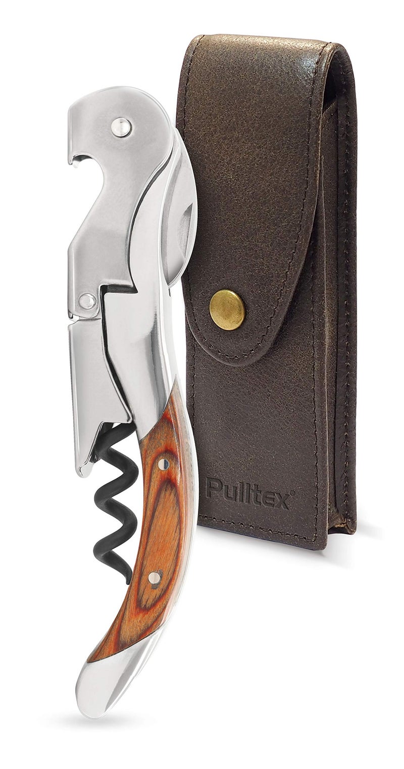 Pulltex Pulltex Pulltaps Rosewood Toledo Hand Made Corkscrew with Leather Case Set 