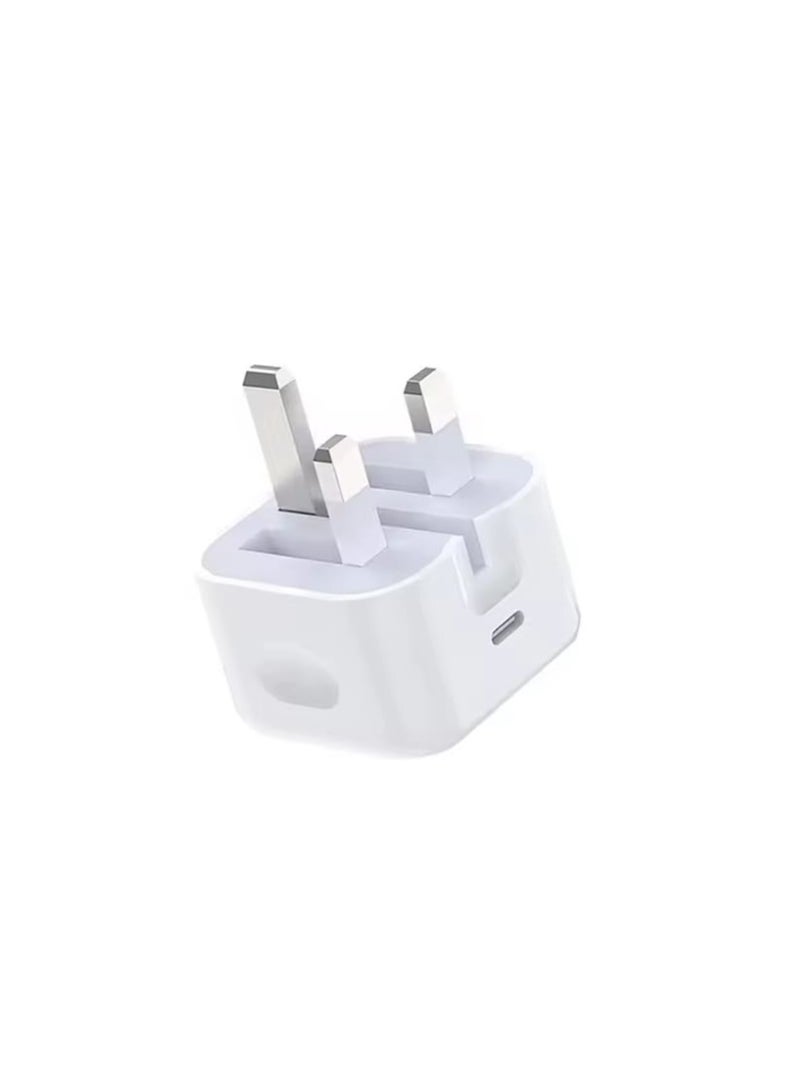 محول تيار بمنفذ USB-C وقدرة 35 وات أبيض - Image 1