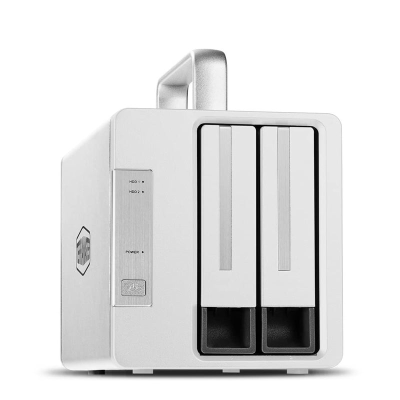TERRAMASTER TerraMaster D2 Thunderbolt 3 40Gbps 2-Bay Hardware RAID Storage - RAID 0/1/JBOD/SINGLE Hard Disk (Diskless) - Image 1