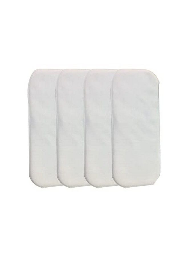 Chinmay Kids Unisex Baby Diaper Insert Pad4 Layer Mircofiber Reusable And Washable Cloth Diaper Liner Pad For Small Toddler And Newborn Babies Age 024 Months White (Pack Of 4) - Image 2
