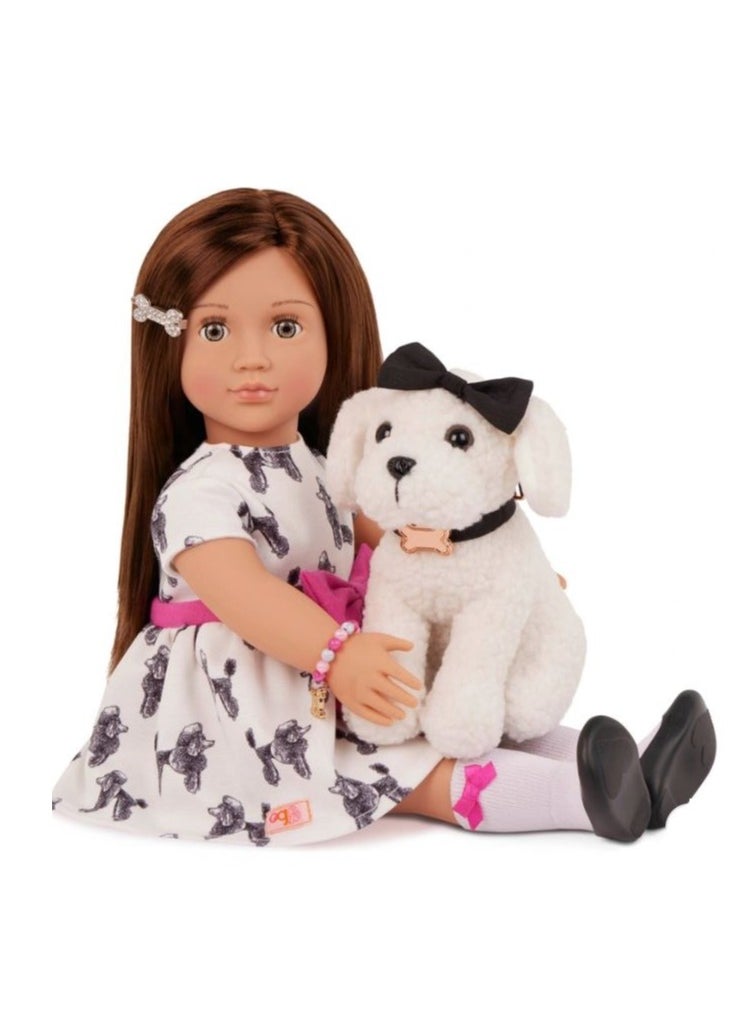 Our Generation Our Generation Gemma And Gigi 18" Doll And Pet Plush Puppy Set  - Image 3