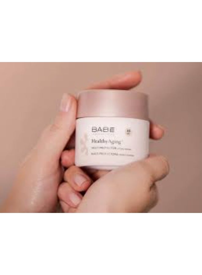 Babe Babé Healthy Aging+ Multi Protector Lifting Detox Cream SPF30 50ml - Image 2