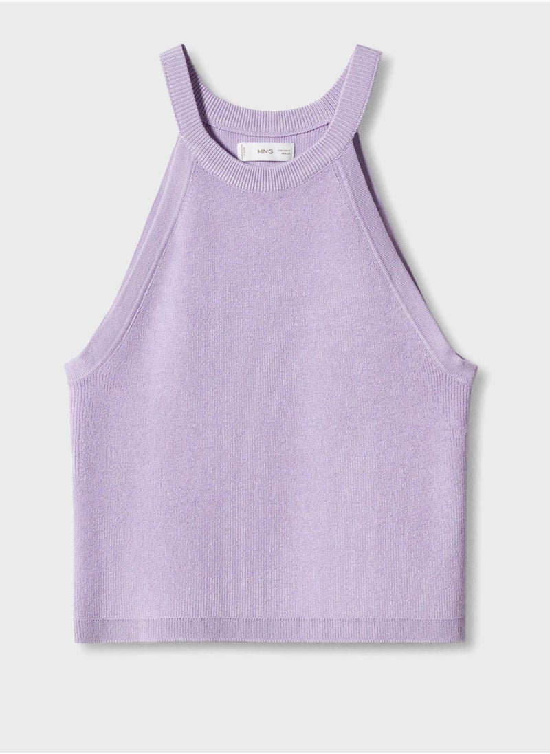 MANGO - Youth Essential Knitted Top - Image 1