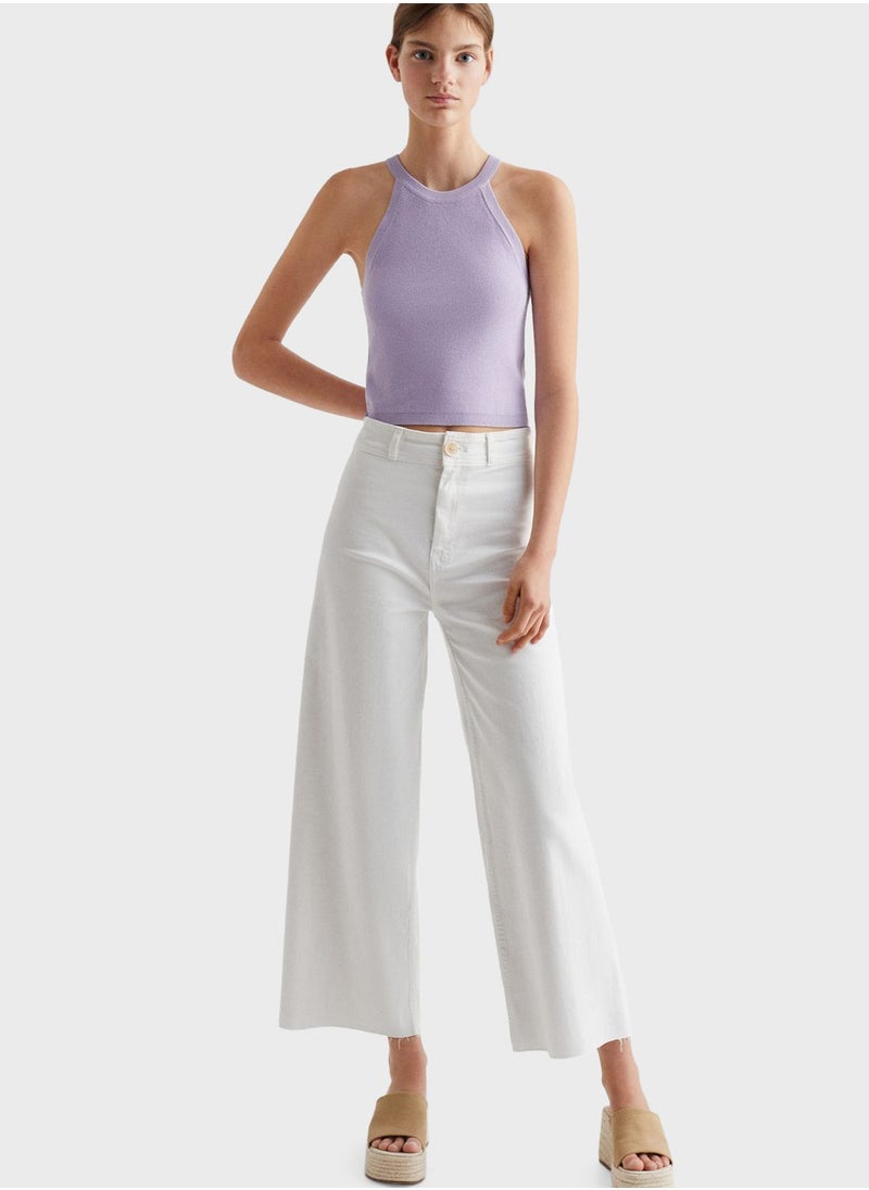 MANGO - Youth Essential Knitted Top - Image 1