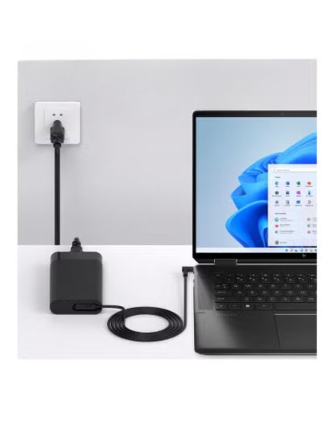 شاحن لاب توب 200 واط 10.3 أمبير من XOPBZ، متوافق مع أجهزة HP Omen Pavilion Gaming 15، 16، 17، Victus e1163nr، Book Envy 2020، TPN DA10، LA21، L00818، أسود - Image 2