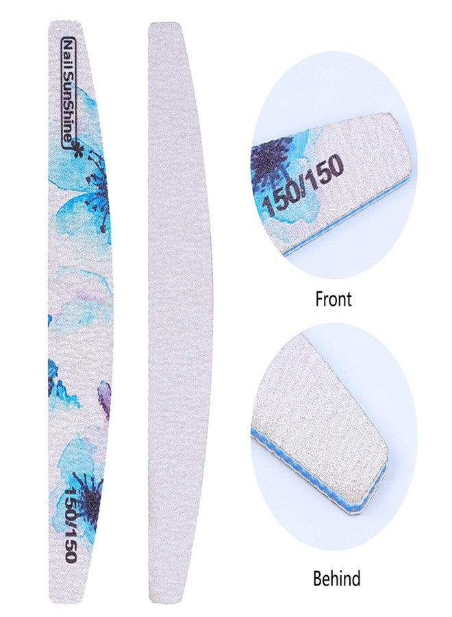 EBANKU 6 PCS Different Grit Nail Files and Buffers, Flower Pattern Emery Board (80-320 Grit) Professional Manicure Tools for Home and Salon Use - Image 5