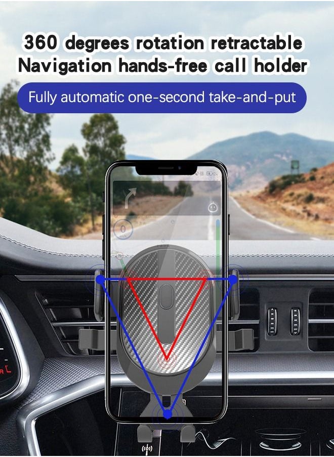 GROIC - Car Phone Holder Mount, Universal Phone Mount for Car Dashboard Windshield Air Vent Long Arm Strong Suction Car Phone Holder  360 Degree Rotation Adjustable Dash Phone Stand - Image 1