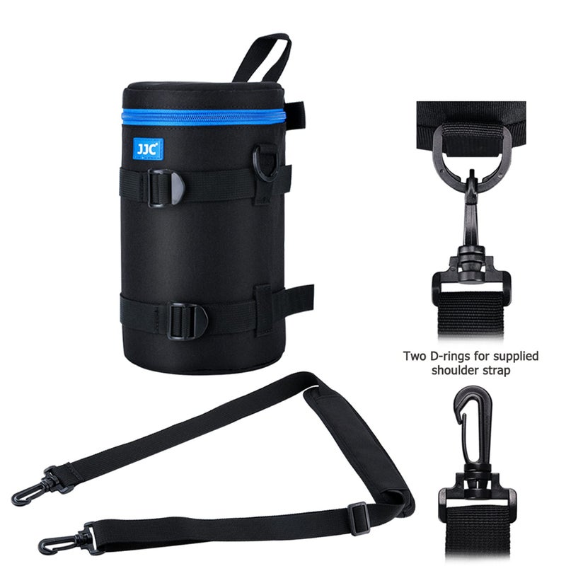 JJC Large Camera Lens Pouch Case Bag for Canon EF 100-400mm, 70-200mm f2.8 III II, 180mm f3.5L, RF 600mm f11, AF-S 80-200mm, 70-200mm f2.8G VR II and Other Lens Below 4.3 x 8.8(D x L) - Image 3
