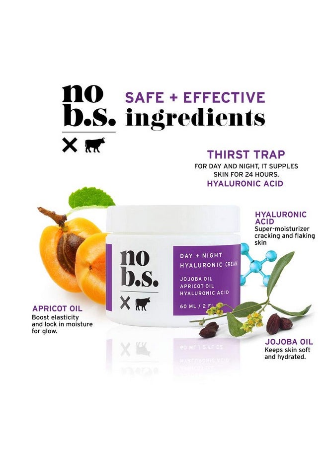 NO B. S. NO BAD STUFF No Bs Protect & Quench Duo Face Moisturizer With Spf 20 And Hyaluronic Cream. Potent Formulas. Clean Skincare  - Image 3