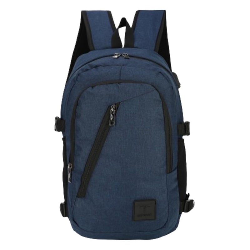 Impulse Aspireatlas 30L Unisex Water Resistant Travel Laptop Backpack with USB Charging Port/Office Bag/School Bag/College Bag/Business Bag Fits Up to 16 Inch Laptop with 1 Year Warranty (Blue) - Image 5