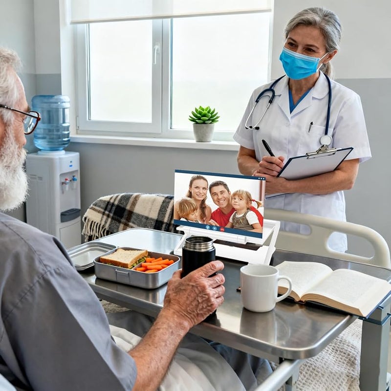 White 8 Inch Foldable Screen Magnifier For Mobile Phone HD Adjustable Amplifier Stand - Image 3