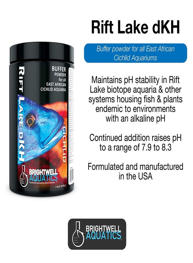 برايت ويل أكواتيكس مسحوق برايتويل أكواتيكس ريفت ليك دي كيه إتش - مسحوق منظم لزيادة القلوية لأحواض أسماك السيكلد في شرق أفريقيا، 250 غرام - Image 2