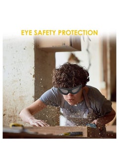 KASTWAVE Safety Goggles, Impact Resistant Windproof Iron Mesh Pattern UV400 for Military Fans CS Outdoor Game  - Image 5