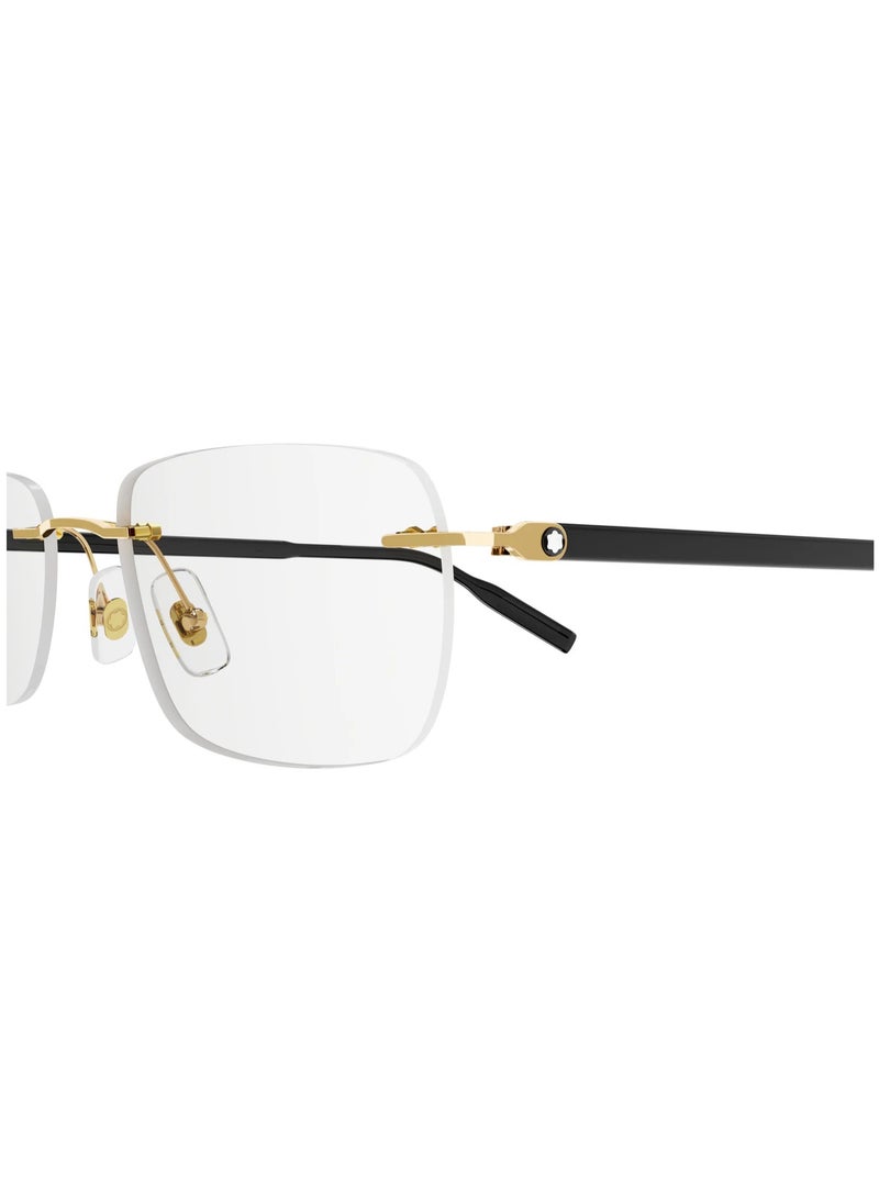 Mont Blanc MB0221O 001 57 Men's Eyeglasses Frame