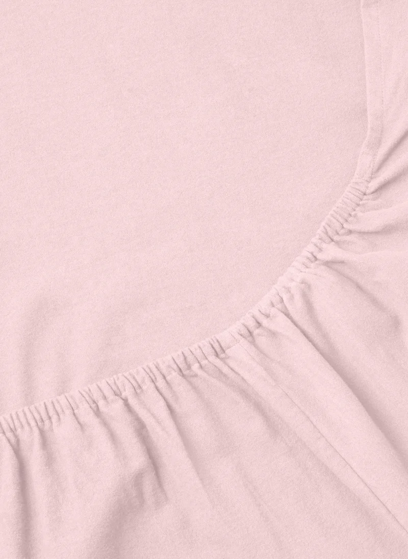 Matalan Pink Deep Fit Cotton Bed Sheet