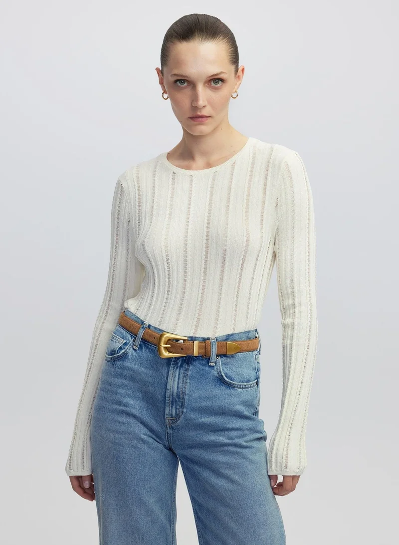Ipekyol Openwork Knit Top