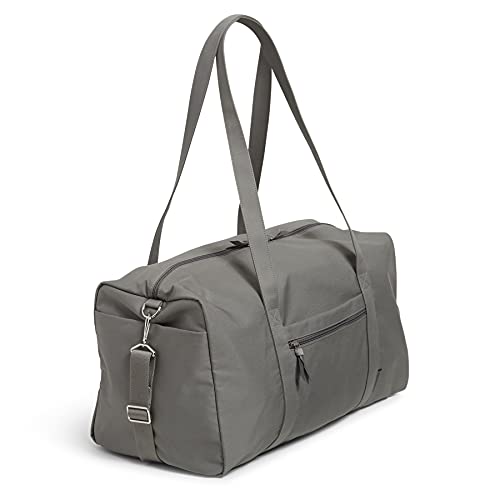 Vera Bradley Women's Cotton Large Travel Duffel Bag, Galaxy Gray - Recycled Cotton, One Size - Image 3