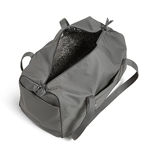 Vera Bradley Women's Cotton Large Travel Duffel Bag, Galaxy Gray - Recycled Cotton, One Size - Image 2