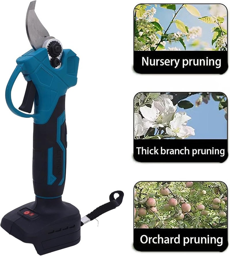 ViaGasaFamido Cordless Electric Pruning Shears, Professional Brushless Tree Branch Cutter with 2.5 Inch Cutting Capacity for Gardens Farms Landscaping Parks Large Ranches Portable Lightweight - Image 4