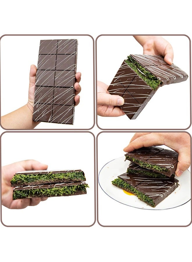 Dubai Chocolate Bar Mold Silicone Chocolate Bar Molds, Deep Rectangular, 2 Pack, Large Size for Stuffed Bars  - Image 5