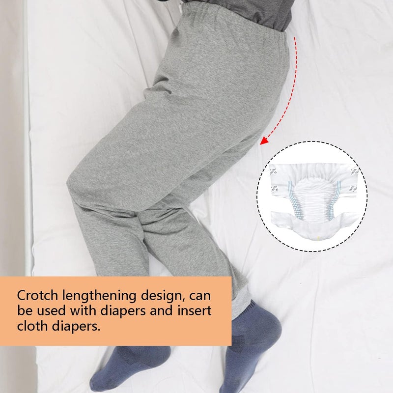 Lmaray TPU Incontinence Care Trousers for ElderlyTeenAdultUrine Incontinence Pants Reusable Adaptive Apparel for Bedridden - Image 5