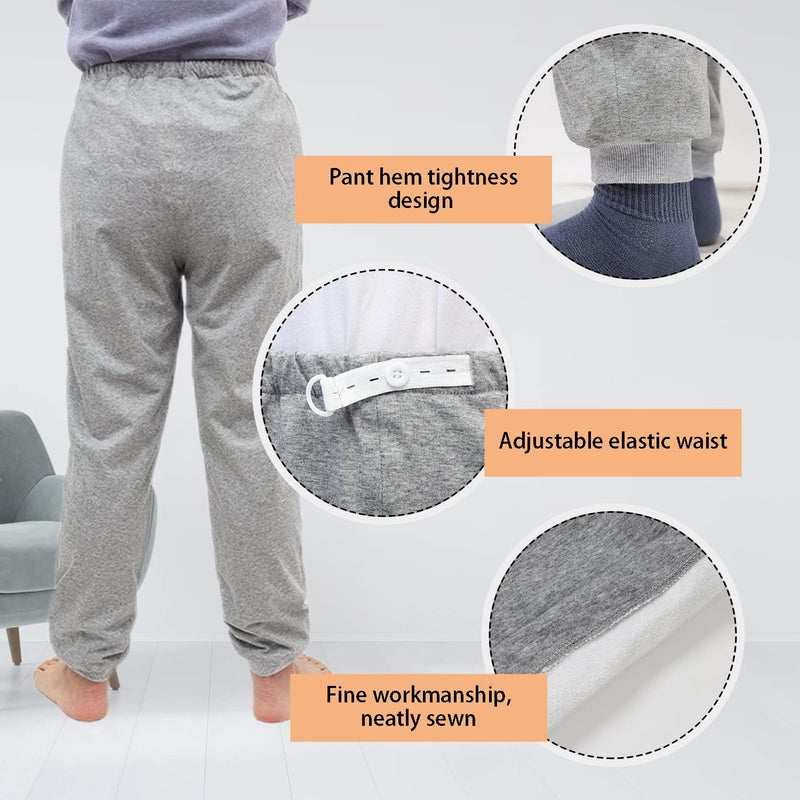 Lmaray TPU Incontinence Care Trousers for ElderlyTeenAdultUrine Incontinence Pants Reusable Adaptive Apparel for Bedridden - Image 3