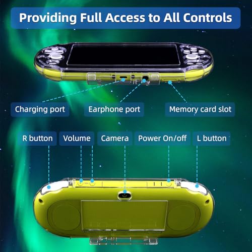 OSTENT Protective Clear Crystal Hard Guard Case Cover for Sony PS Vita PSV 2000 PCH-2000 - Image 5