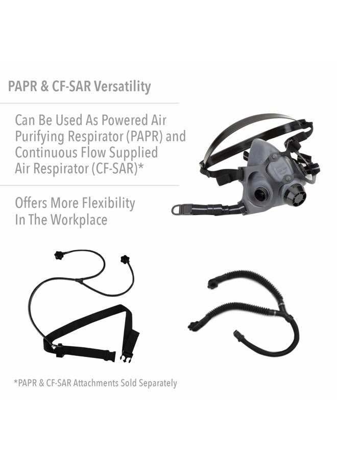 North Safety 550030L 5500 Series Low Maintenance Half Mask Respirator, 1 each, Cartridge Not Included - Image 5
