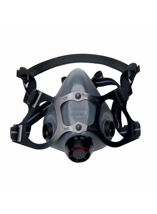 North Safety 550030L 5500 Series Low Maintenance Half Mask Respirator, 1 each, Cartridge Not Included - Image 1