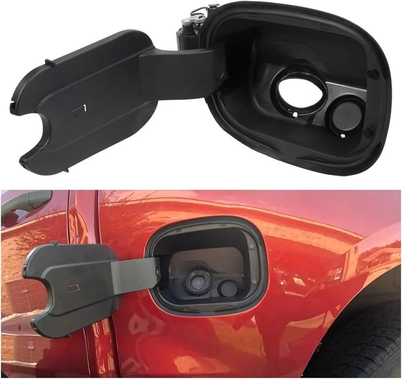 غطاء خزان الوقود المعدني، أنبوب التعبئة، غطاء التثبيت، برغي لسيارة شيفروليه سيلفرادو 1500 2019-2024، سرير 5.8 قدم - Image 1