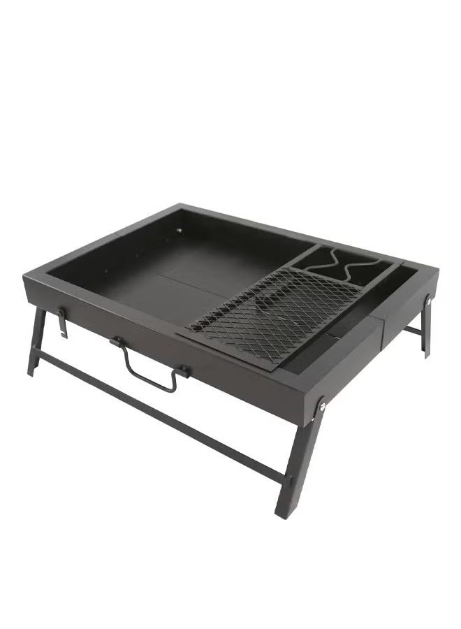 Charcoal grill for barbecuing, suitable for trips and camping. - Image 3