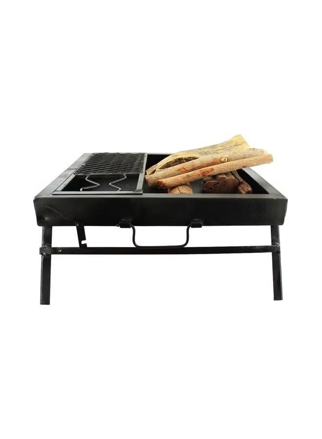 Charcoal grill for barbecuing, suitable for trips and camping. - Image 4