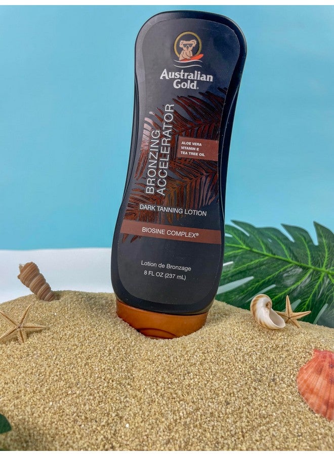 أوسترليان جولد لوشن أسمر داكن من أسترالي جولد مع مُسَرِّع للتسمير، 8 أونصة، عبوة جديدة، نفس التركيبة - Image 2