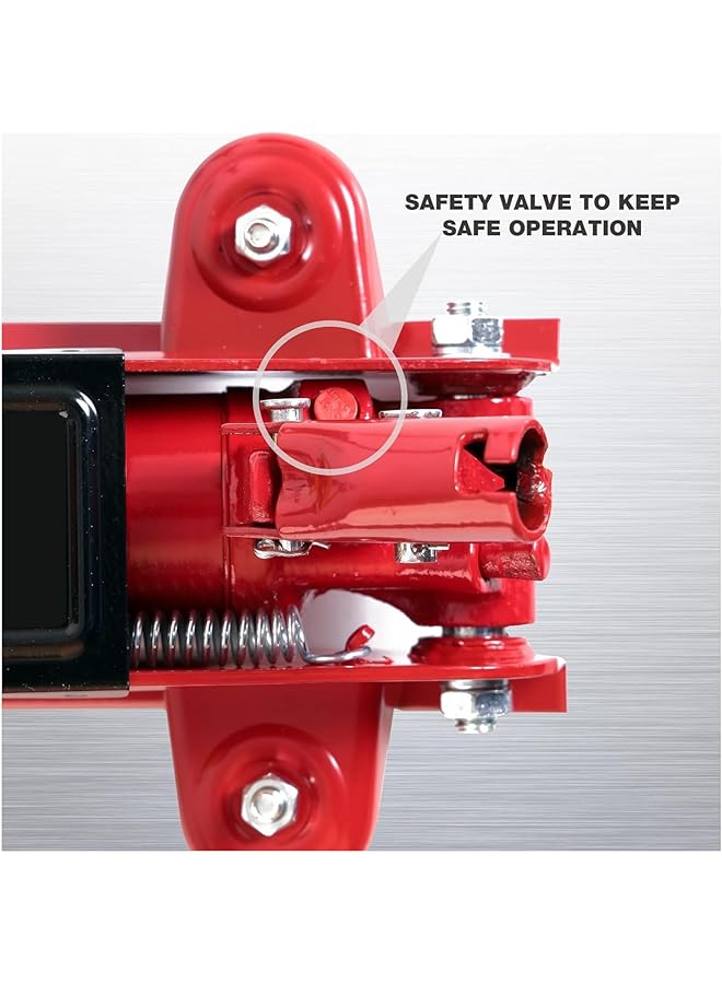 بونكا رافعة أرضية هيدروليكية حمراء - Image 2