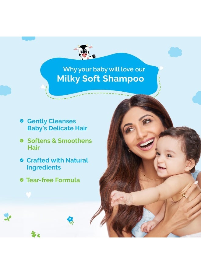 Mamaearth Milky Soft Shampoo For Babies - Image 3