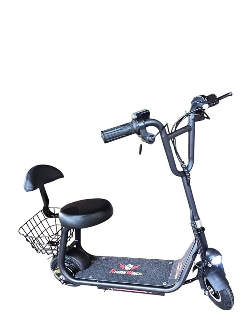 ROHAN WINGS Kids Mini Harley - 250 Watt Motor | Easy, Safe, and Comfortable Riding | Free Basket Backside | Black Color | Perfect for Kids’ Fun & Outdoor Adventures - Image 3