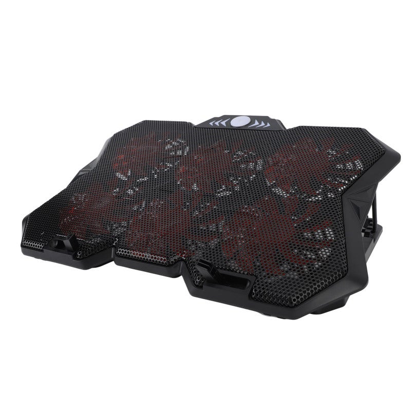 Laptop Cooling Pad 6 Height Adjustable Silent Design - Gaming Laptop Cooler Stand Large Size Efficient Heat Dissipation for 19 Inch Laptops - Image 1