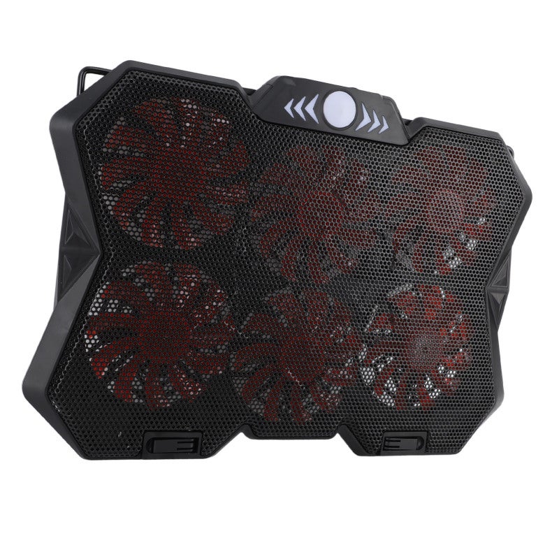 Laptop Cooling Pad 6 Height Adjustable Silent Design - Gaming Laptop Cooler Stand Large Size Efficient Heat Dissipation for 19 Inch Laptops - Image 4