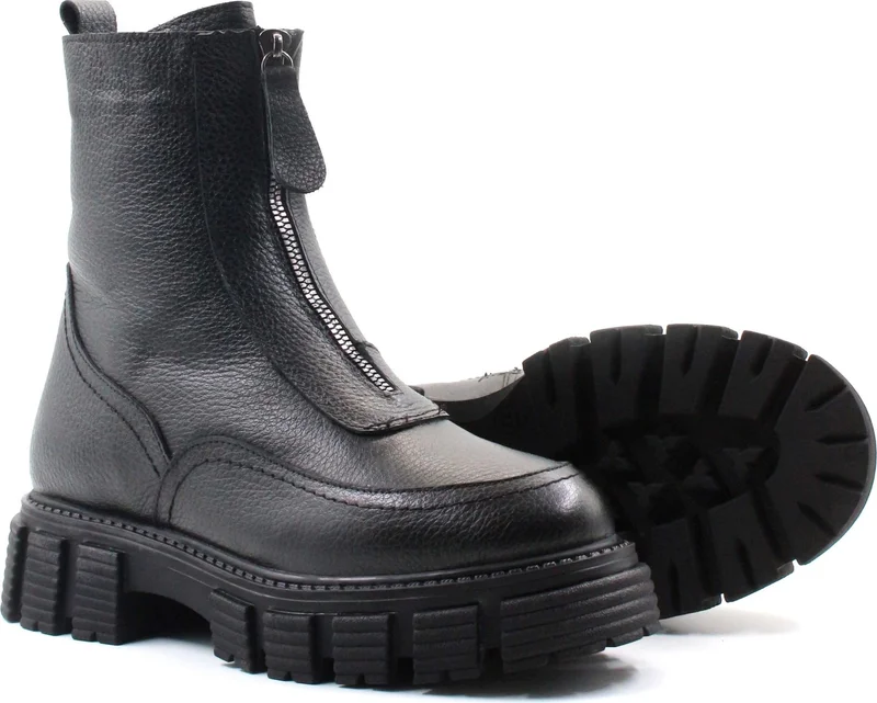فاست ستيب Leather Fur Women's Classic Boots 710Kza6003
