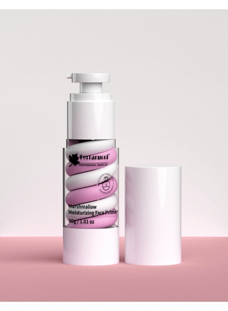 FERRARUCCI Marshmallow Moisturizing Face Primer – 30g / 1.01 oz | Professional Makeup Primer - Image 1
