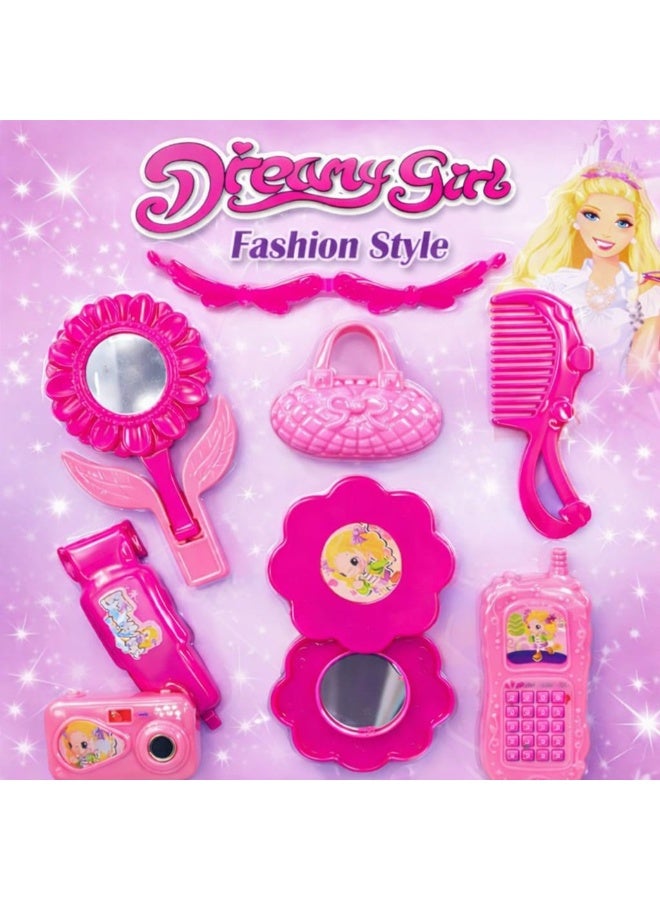 مجموعة ألعاب المكياج والجمال Dreamy Girl Glamour للأطفال للفتيات - Image 1