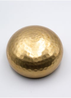 Alpine Crystals UAE Authentic Himalayan Pure Golden Shinning Singing Bowl Single Set Handcrafted in Nepal Small (255 grams) Includes Traditional Wooden Striker  - Image 5