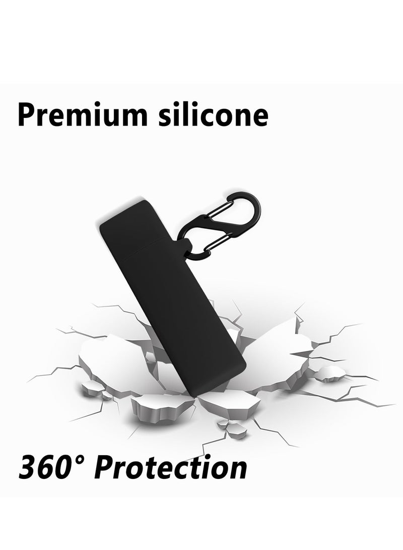 الكاحل Soundcore A30i سيليكون القضية ، مع عصابة هوك ( أسود )  - Image 3