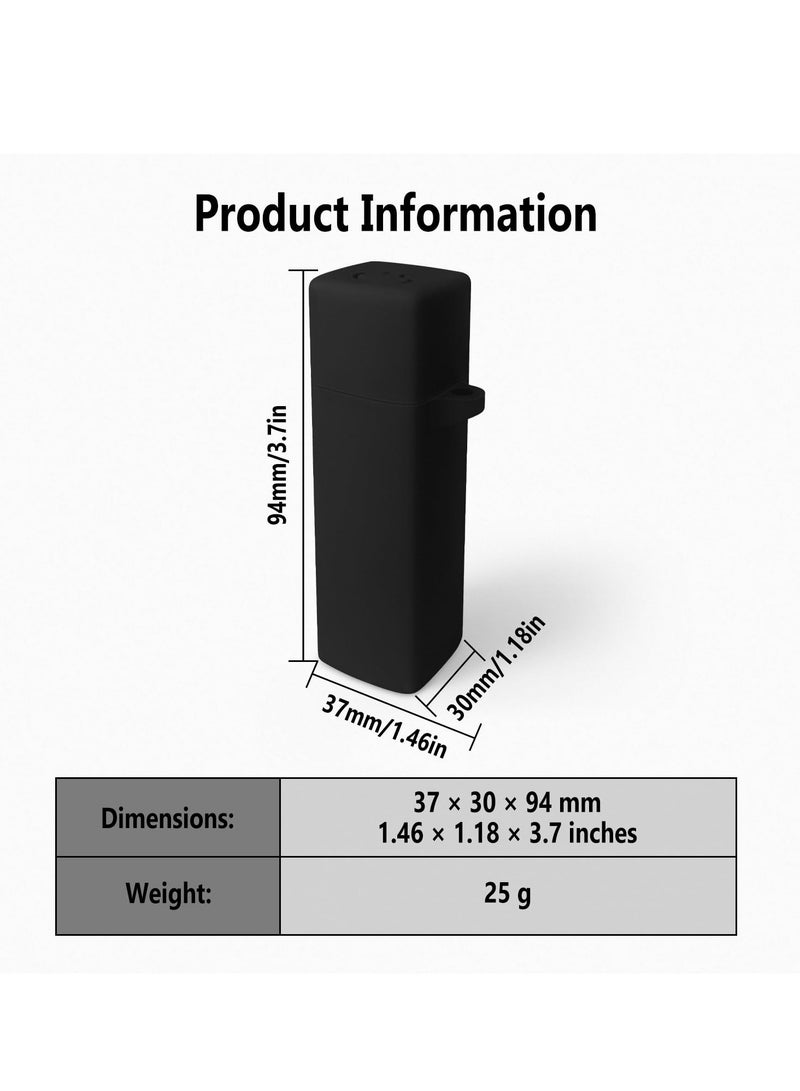 الكاحل Soundcore A30i سيليكون القضية ، مع عصابة هوك ( أسود )  - Image 2