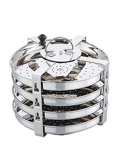 Expresso Expresso Thatte/Plate/Dhokla Stand Stainless Steel 16 Idli (4 Plates) 