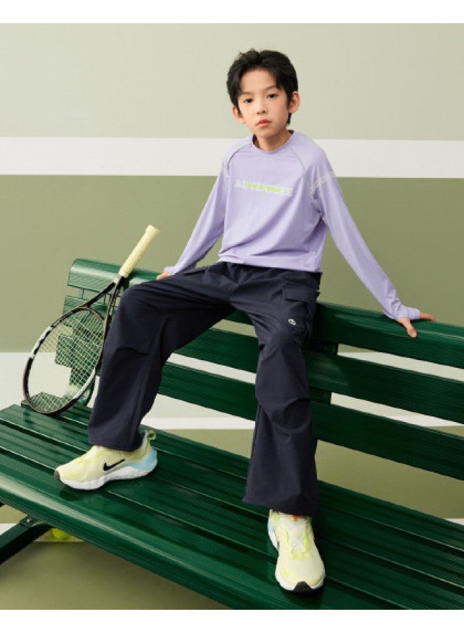 مكد 【مجموعة رياضية】 مجموعة ربيعية جديدة للأولاد والبنات، سترة وجوارب من قطعتين للجري واللياقة البدنية وتنس الريشة والتنس - Image 1