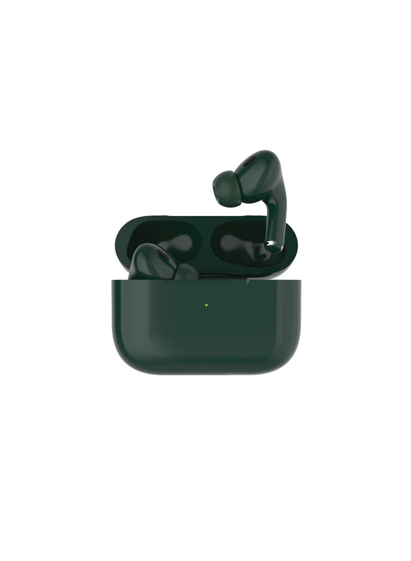 GREEN LION Earbuds Pro 2 True Wireless / Up to 4 Hours Working Time / Comfortable to Wear / Touch Control / Bluetooth 5.3V - Dark Green - Image 1