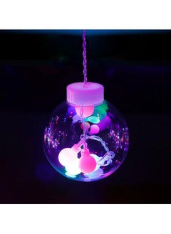 Generic Indoor Outdoor Decoration Wishing Ball String Light Ramadan Eid Christmas Home Decoration Led Ball Shape Flashing Curtain Lights Waterproof Multicolor  - Image 3