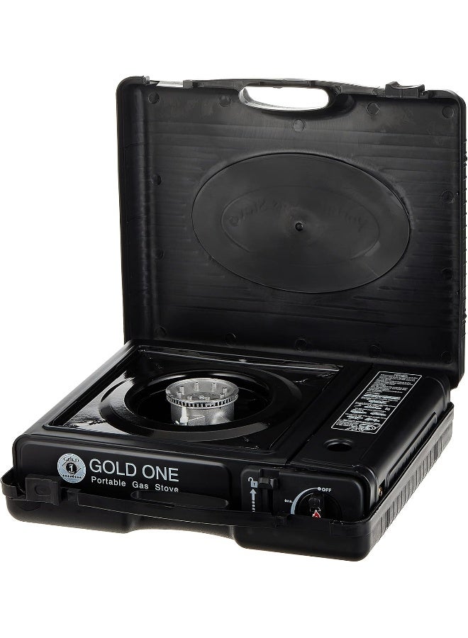 Pamchal, Tragbare Button-Kocher Portable Gas Stove Two Fuel Connector With Carry Case, Multicolor, 29650 - Image 3